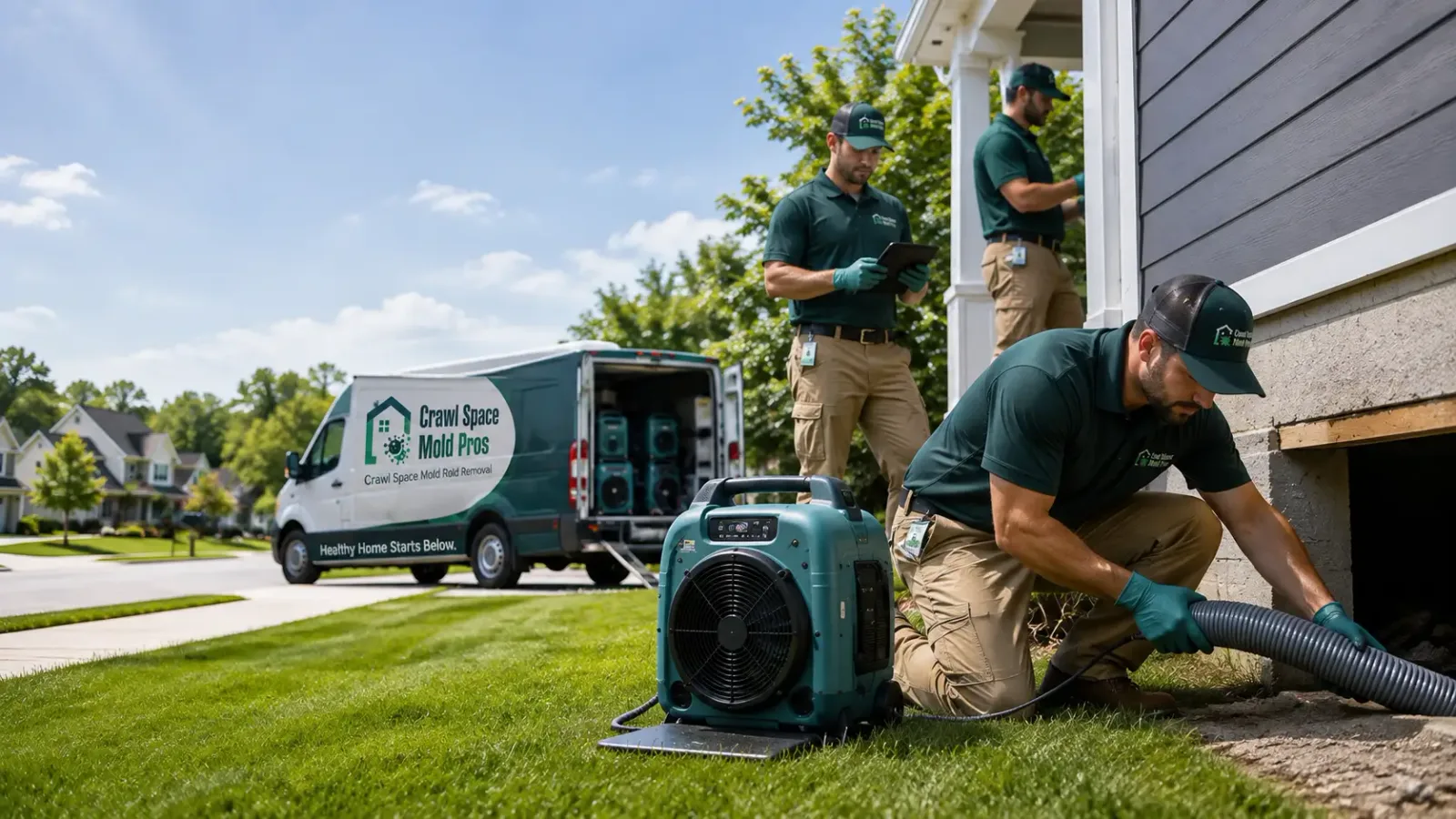 Crawl Space Mold Removal in Bozrah, CT
